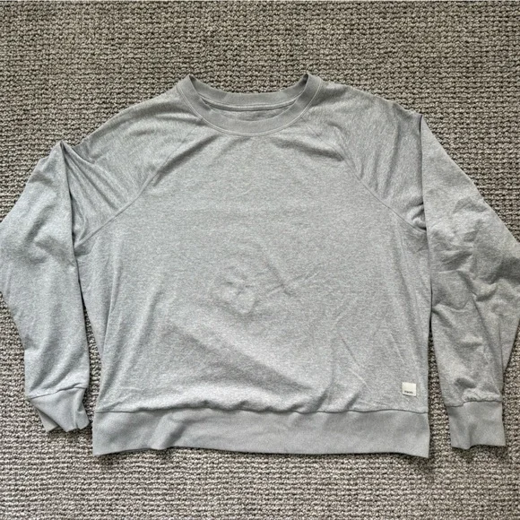 Vuori Light Gray Halo Sweatshirt - Picture 2 of 3